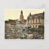 Marktplaats, Breslau, Silezië, Duitsland (d.w.z. Briefkaart (Voorkant)