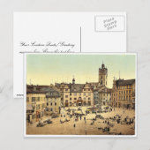 Marktplaats, Darmstadt, Rijn, Duitsland magnif Briefkaart (Voorkant / Achterkant)