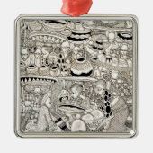 Marktplaats Metalen Ornament (Voorkant)