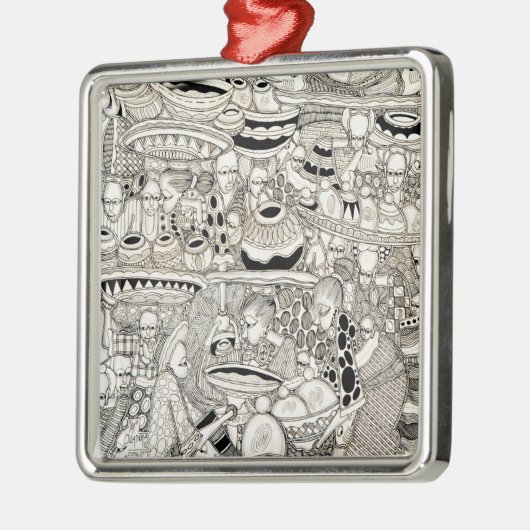 Marktplaats Metalen Ornament (Links)