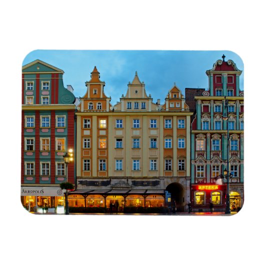 Marktplein Architectuur Wrocław Polen Magneet (Horizontaal)