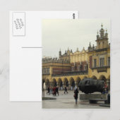 Marktplein in Krakow Briefkaart (Voorkant / Achterkant)