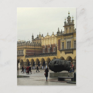 Marktplein in Krakow Briefkaart