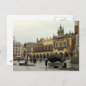 Marktplein in Krakow Briefkaart (Voorkant / Achterkant)