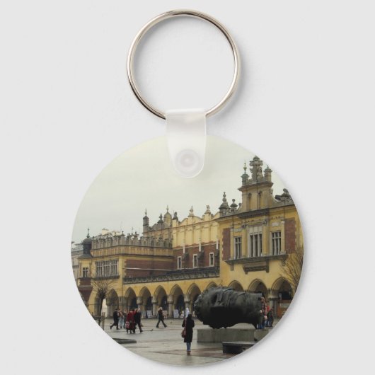 Marktplein in Krakow Sleutelhanger (Voorkant)