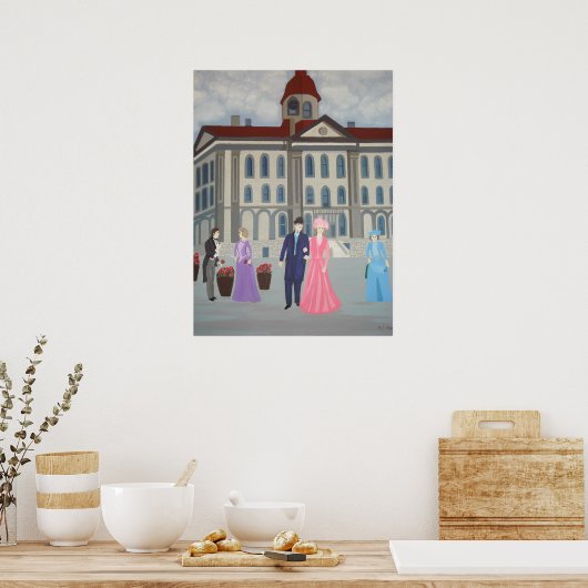 Marktplein Poster (Keuken)