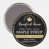 Marktpromotiemaple Gold Leaf van de landbouwer Magneet (Voorkant / Achterkant)