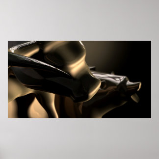 Marktstatistieken voor bull en Beer Poster
