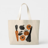 Markttas van de landbouwer grote tote bag (Achterkant)