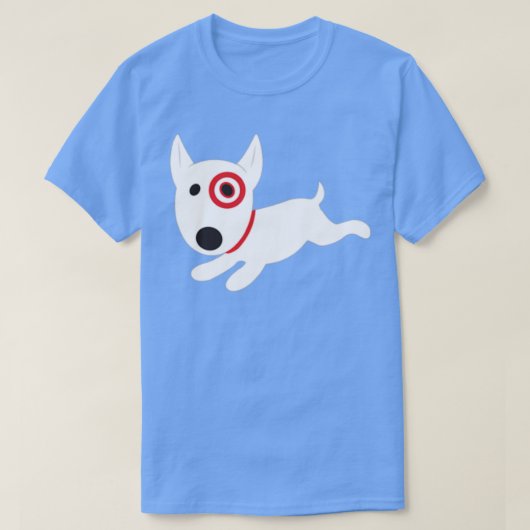Marktteamlid Bullseye Dog Funny T-shirt (Design voorkant)