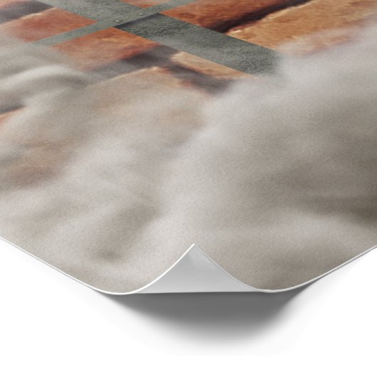 Marktteken Graffiti Enge Clown Poster (Hoek)