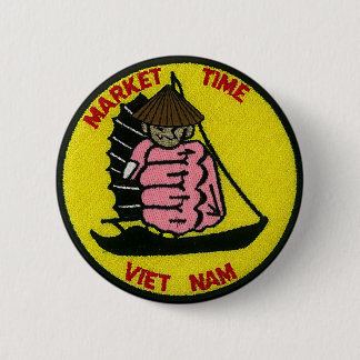 Markttijdstip Vietnam-Button Ronde Button 5,7 Cm
