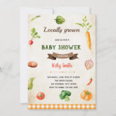 Marktuitnodiging voor groenten en fruit kaart (Voorkant)