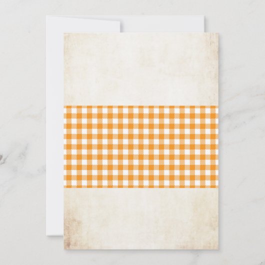 Marktuitnodiging voor groenten en fruit kaart (Achterkant)