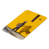 Marktverkoper in Hoi An Vietnam - afbeelding Magneet (Linkerzijde)