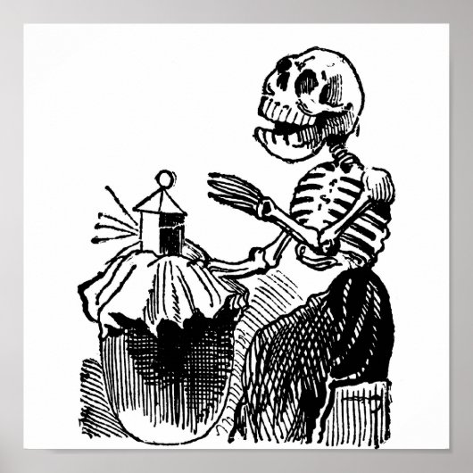 'Marktvrouw' ongeveer begin 1900. Poster (Voorkant)