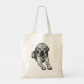 Marktwandeling in de schaduw tote bag (Achterkant)