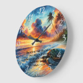 Markus 11:24 Trouwe Zonsondergang Kruisreflectie Grote Klok (Hoek)