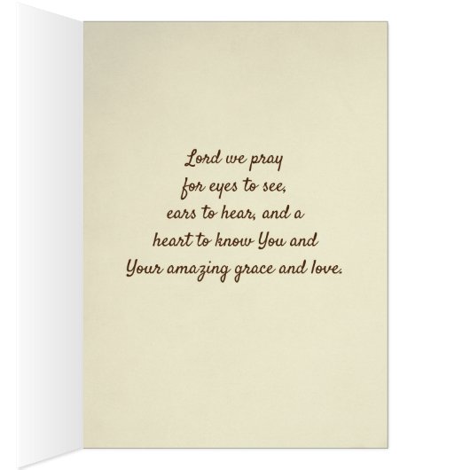 Markus 11:24 Wat u vraagt in het gebed, geloof Kaa (Binnen (Rechts))