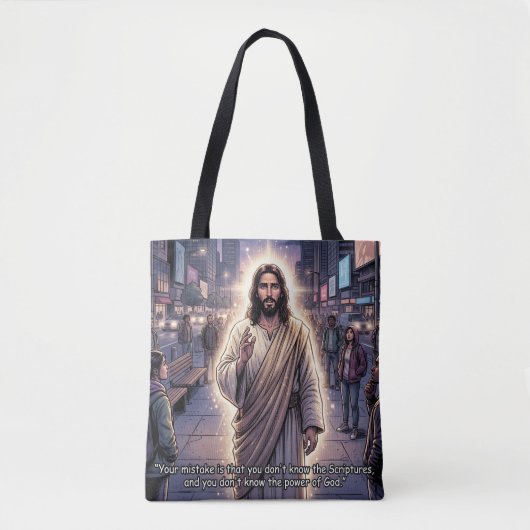 Markus 12:24 tote bag (Voorkant)