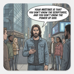 Markus Twaalf Vierentwintig Vierkante Sticker