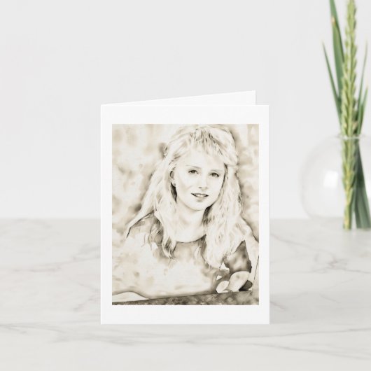 Marla Kay Mangan as Computer Ink Wash Kaart (Voorkant)