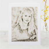 Marla Kay Mangan as Computer Ink Wash Kaart (Gele Bloem)