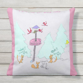 Marla Kay Mangan Fruit Cake Outdoor Jumbo Pillow Buitenkussen