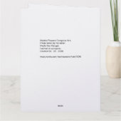 Marla's Bloemen .... kaart   (Achterkant)