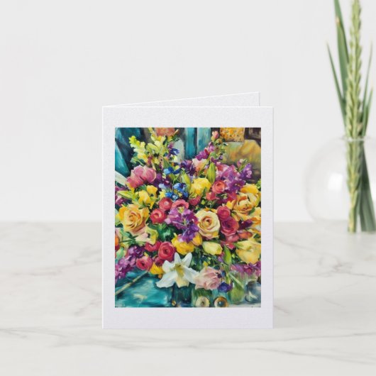 Marla's Bloemen .... kaart   (Voorkant)
