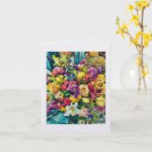 Marla's Bloemen .... kaart   (Gele Bloem)