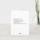 Marla's Devil's Lake Computer Watercolor Painting  Kaart (Achterkant)