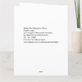 Marla's Devil's Lake Computer Watercolor Painting  Kaart (Achterkant)