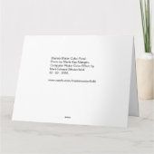 Marla's Water Color Pond card Kaart (Achterkant)