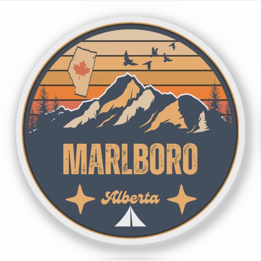 Marlboro, Alberta Sticker (Voorkant)