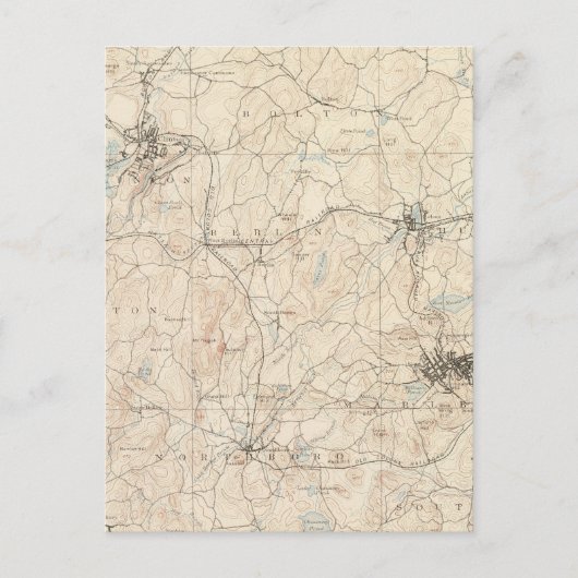 Marlboro, Massachusetts Briefkaart (Voorkant)