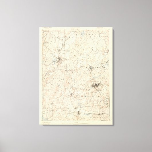 Marlboro, Massachusetts Canvas Afdruk (Voorkant)