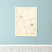 Marlboro, Massachusetts Canvas Afdruk (Insitu (Houten vloer))