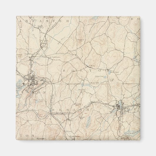 Marlboro, Massachusetts Magneet (Voorkant)