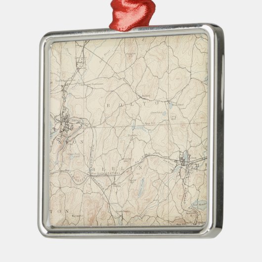 Marlboro, Massachusetts Metalen Ornament (Links)