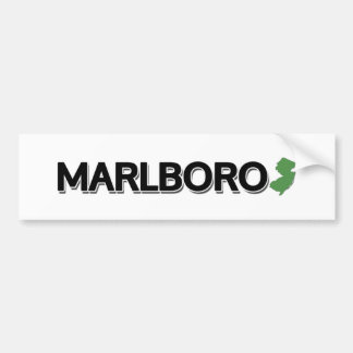 Marlboro, New Jersey Bumpersticker
