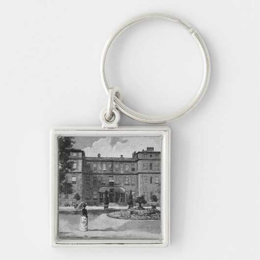 Marlborough House, uit de tuin, 1863 Sleutelhanger (Voorkant)