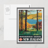 Marlborough Klinkt Nieuw-Zeeland Briefkaart (Voorkant / Achterkant)