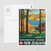  Marlborough Klinkt Nieuw-Zeeland Briefkaart (Voorkant / Achterkant)