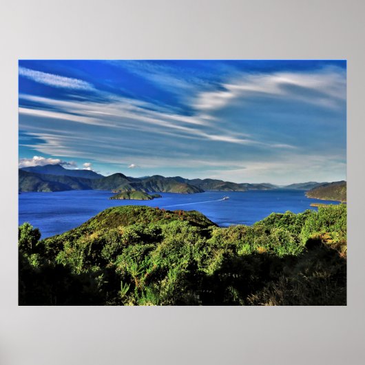 Marlborough Sound Poster (Voorkant)