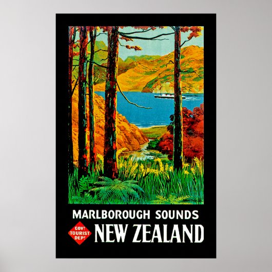 Marlborough Sound Poster (Voorkant)