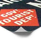 Marlborough Sound Vintage Travel Poster (Hoek)