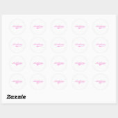 Marlene Classic Style Name Ronde Sticker (Vel)