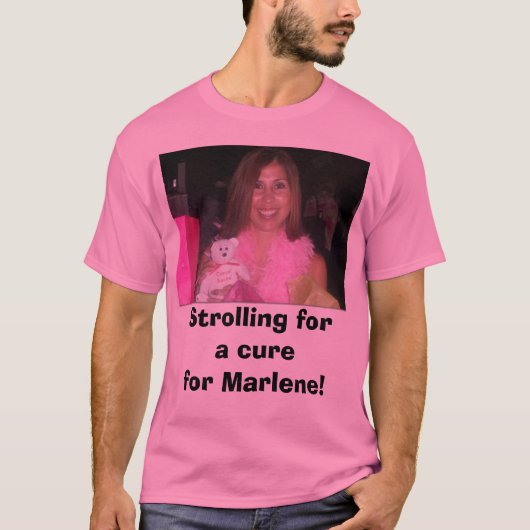 Marlene, een rolplein voor Marlene. T-shirt (Voorkant)