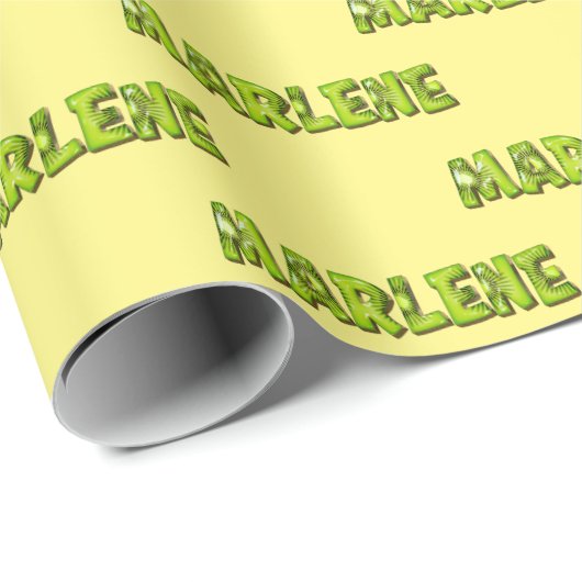 Marlene Kiwi Fruit Geschenk papier Geschenkpapier (Rol Hoek)